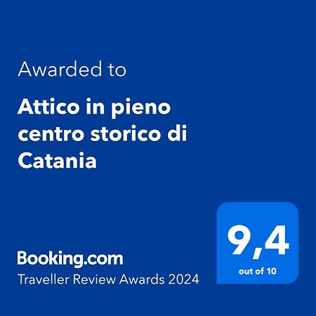 Apartamento Attico In Pieno Centro Storico Di CTA Exterior foto