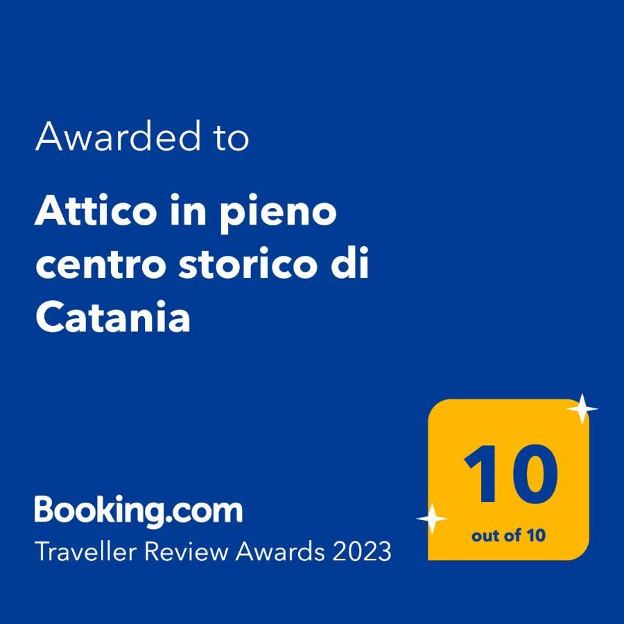 Apartamento Attico In Pieno Centro Storico Di CTA Exterior foto
