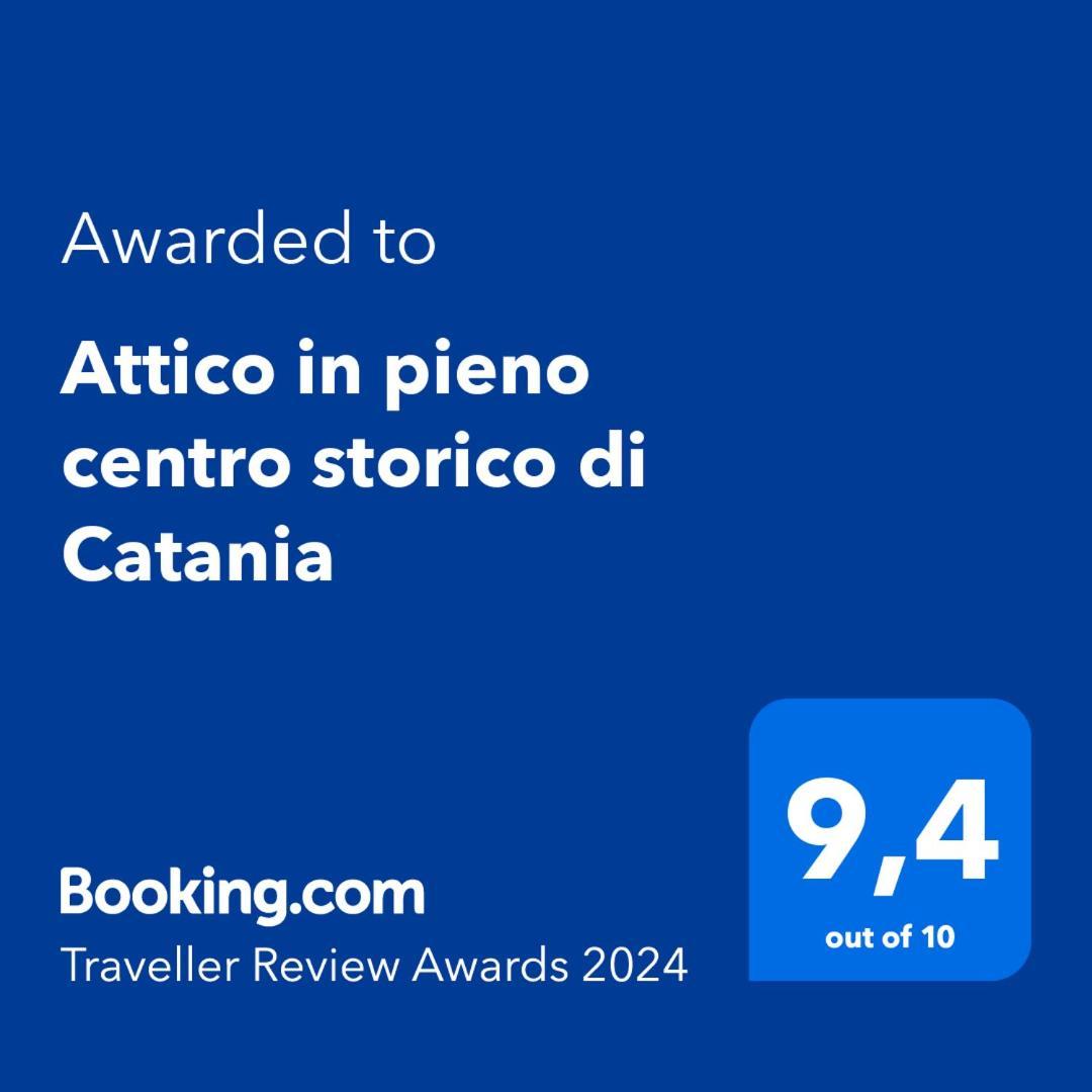 Apartamento Attico In Pieno Centro Storico Di CTA Exterior foto